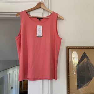 EILEEN FISHER Light & Breezy Coral Tank